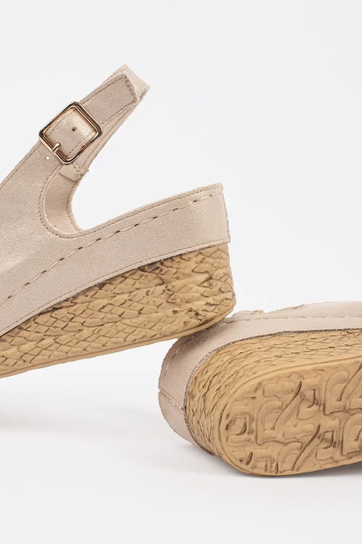 Sandalette da donna color sabbia su... Sandalette da donna color sabbia su...