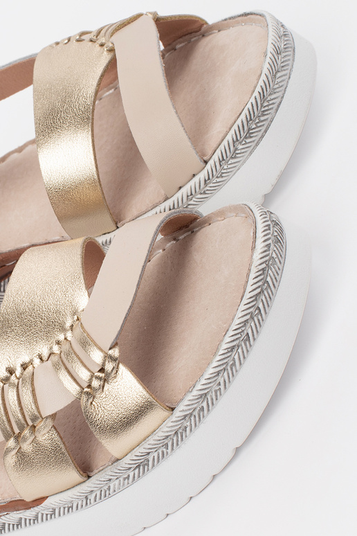 Sandali con Piattaforma Color Sabbia...