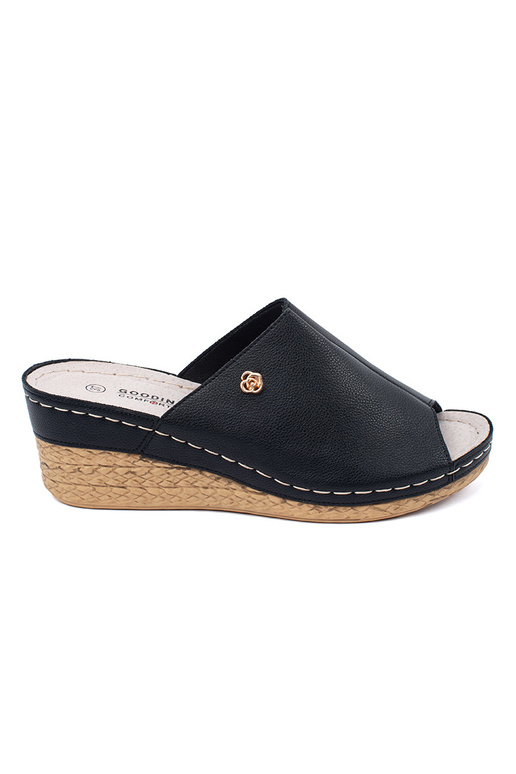 Infradito Donna in Suola Wedge Neri Infradito Donna in Suola Wedge Neri