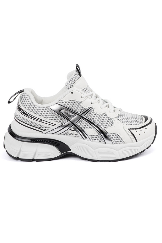 Scarpe sportive bianche e nere da...