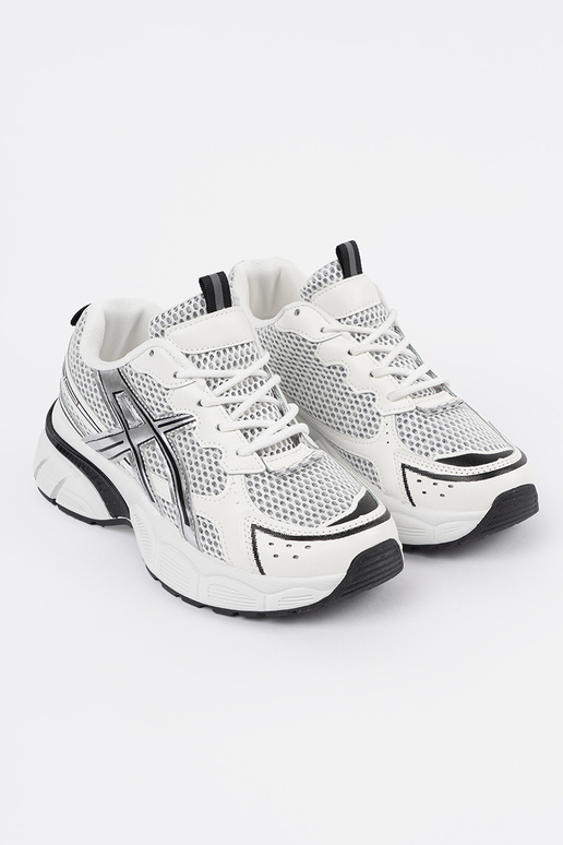 Scarpe sportive bianche e nere da...