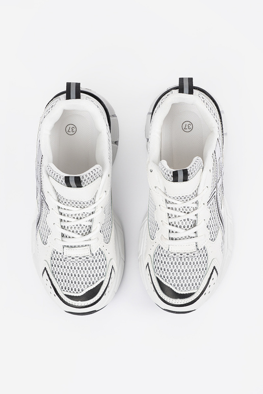 Scarpe sportive bianche e nere da...