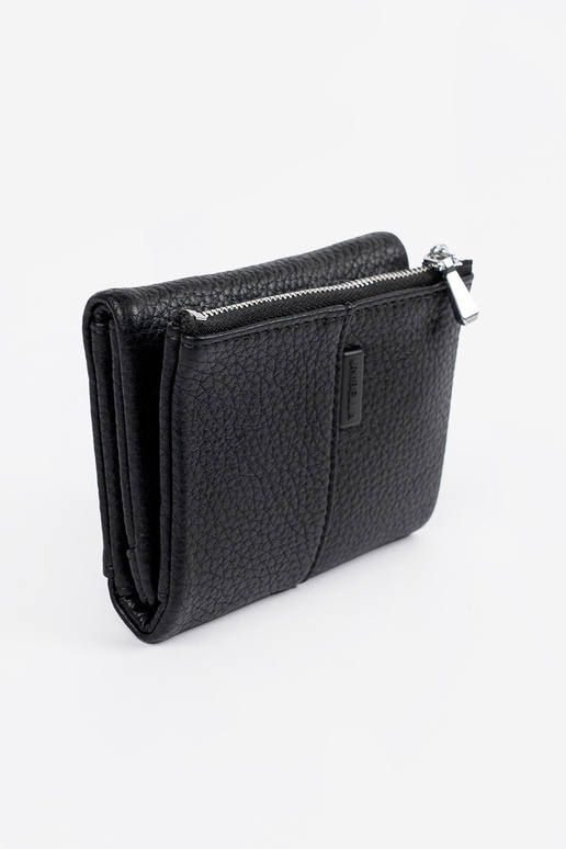 Portafoglio nero da donna in...