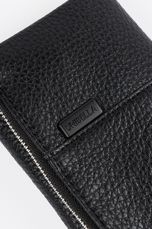 Portafoglio nero da donna in...