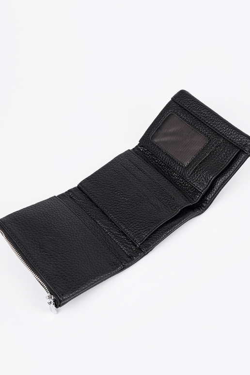 Portafoglio nero da donna in...