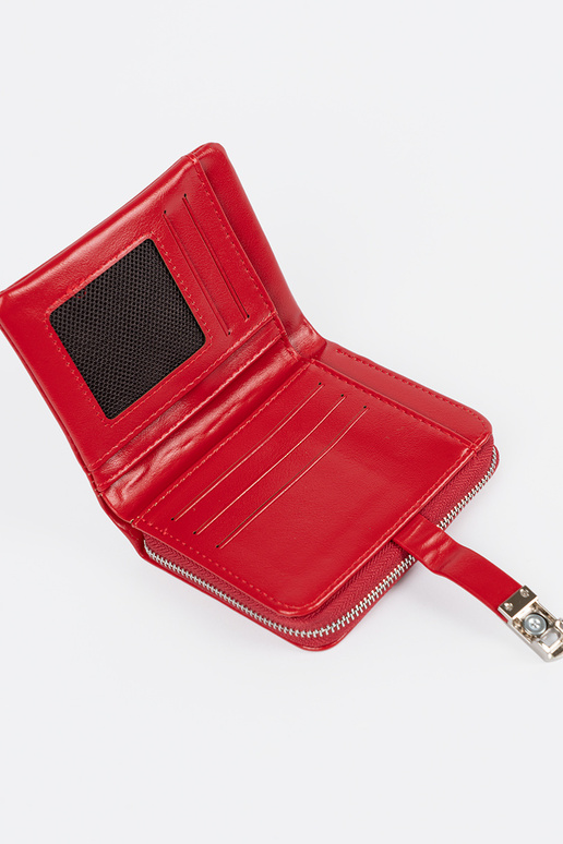 Portafoglio elegante rosso per donna