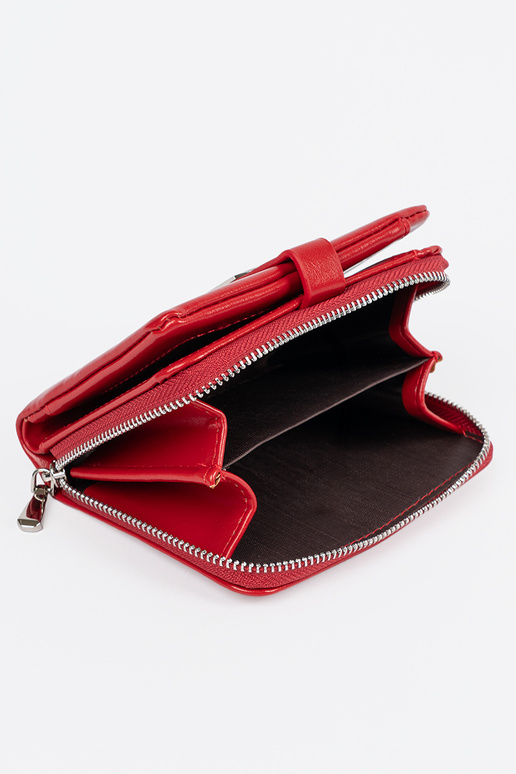 Portafoglio elegante rosso per donna