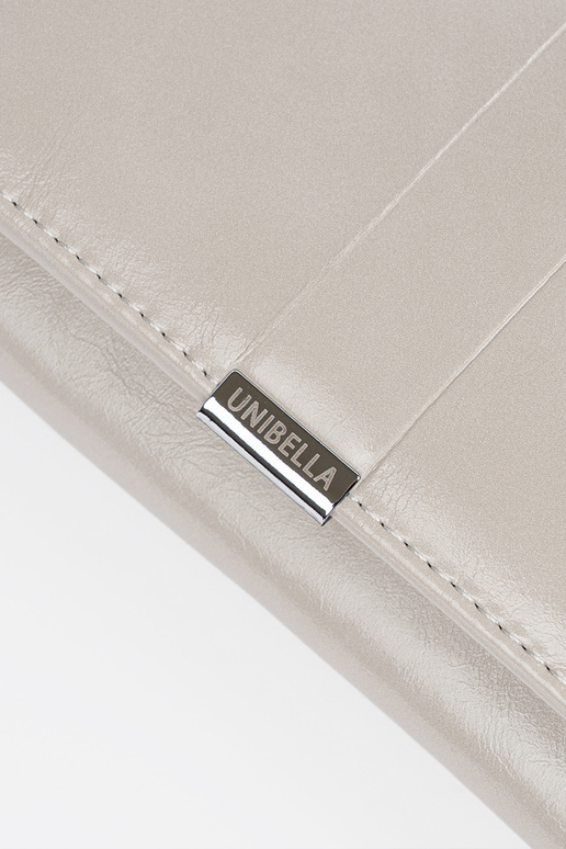 Portafoglio grigio da donna in ecopelle