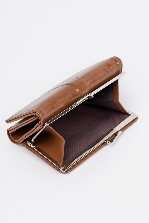 Portafoglio marrone donna in ecopelle