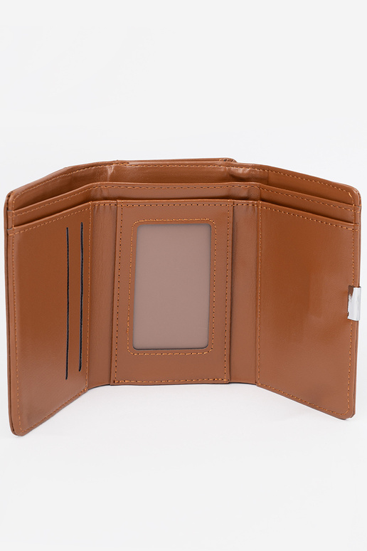 Portafoglio marrone donna in ecopelle