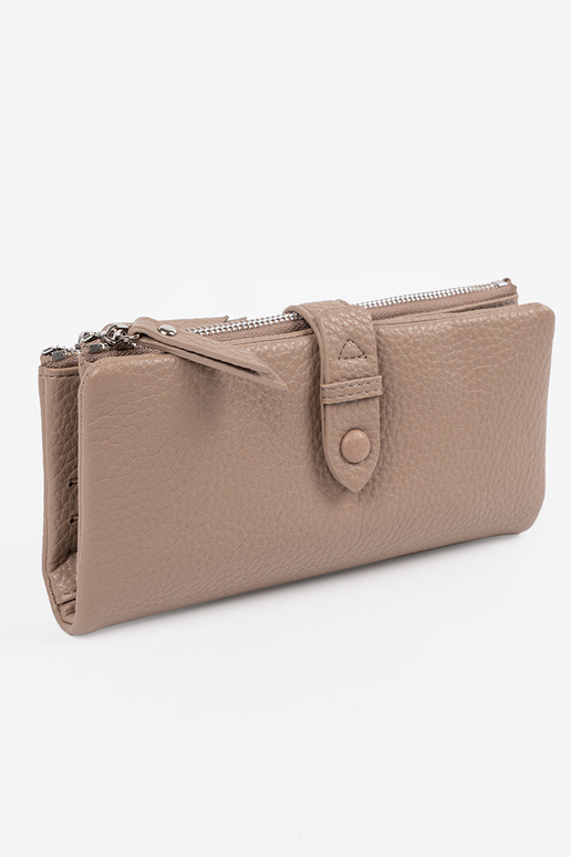 Portafoglio da donna color avorio con...