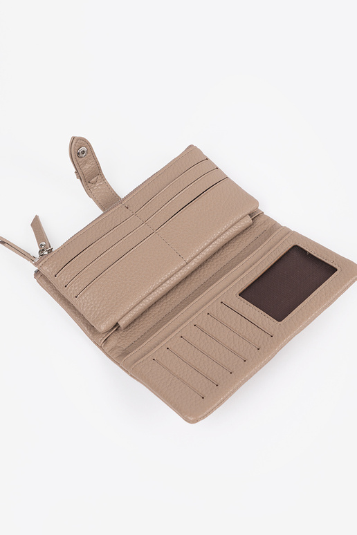 Portafoglio da donna color avorio con...