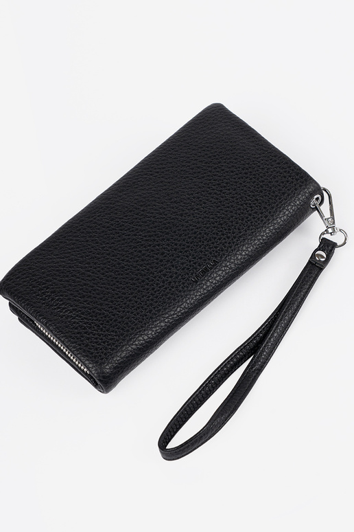 Portafoglio grande da donna nero
