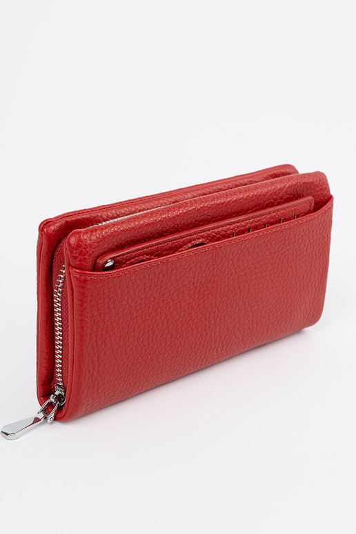 Portafoglio grande da donna rosso