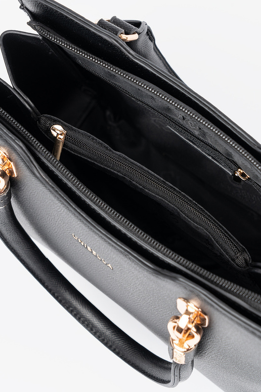 Borsa a mano nera da donna