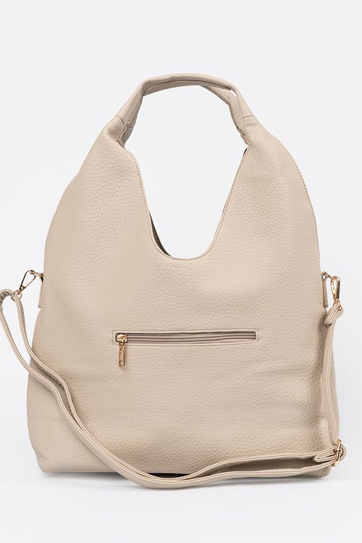 Borsa avorio traforata da donna