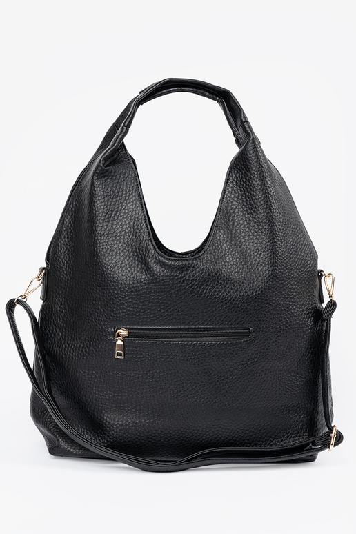 Borsa nera traforata da donna