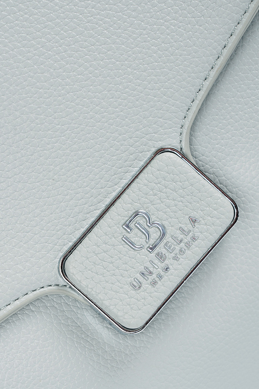 Borsa blu con manico