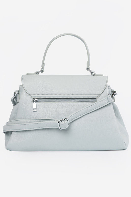 Borsa blu con manico