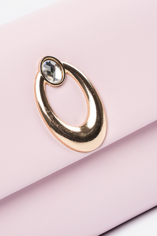 Borsa rosa a busta con elementi...