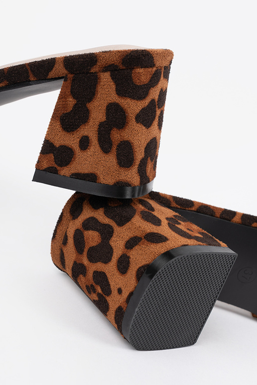 Ciabatte da donna con tacco a motivo...