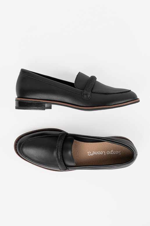 Mocassini da donna neri con soletta... Mocassini da donna neri con soletta...