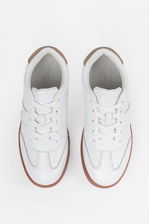 Scarpe da ginnastica bianche in suede... Scarpe da ginnastica bianche in suede...