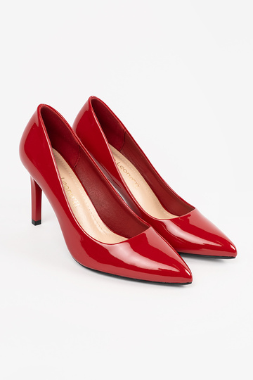 Scarpe col tacco rosse in... 2