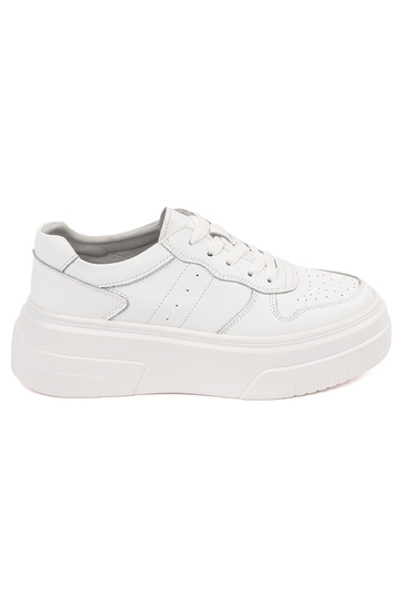 Sneakers bianche in pelle...