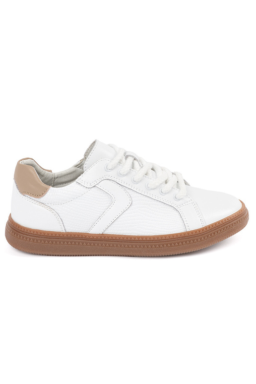 Scarpe da ginnastica bianche in pelle... Scarpe da ginnastica bianche in pelle...