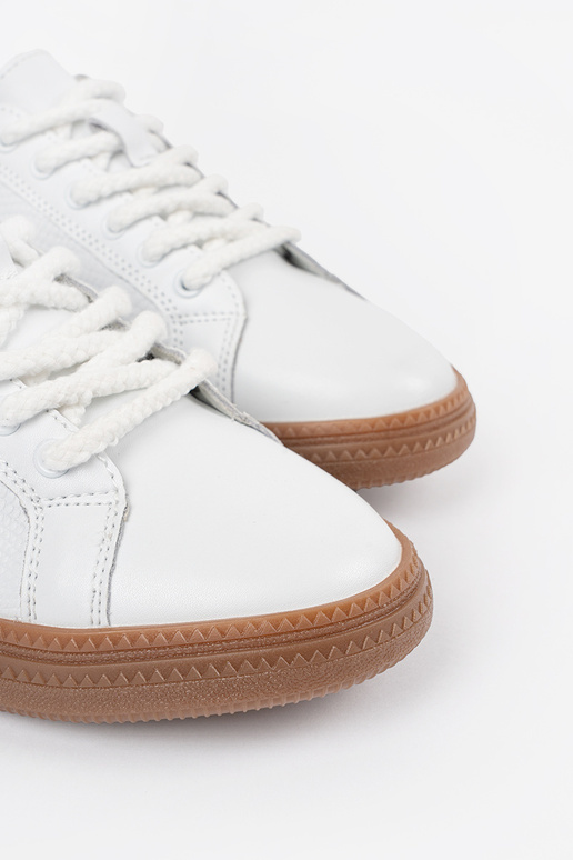 Scarpe da ginnastica bianche in pelle... Scarpe da ginnastica bianche in pelle...