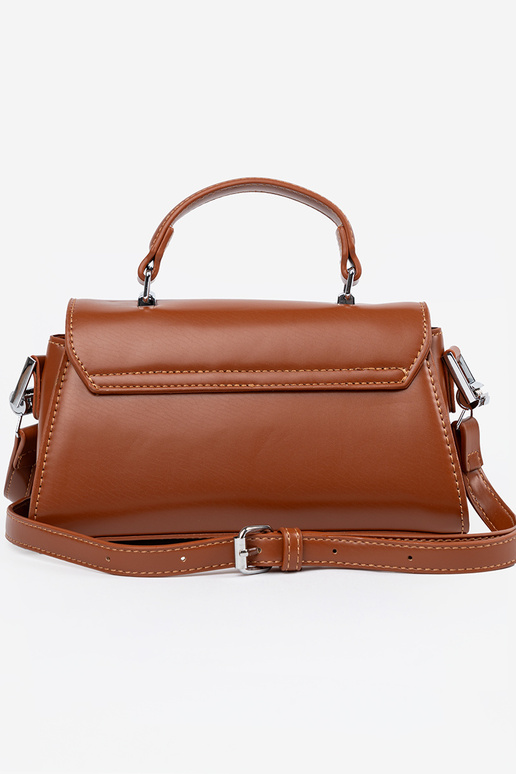 Piccola borsa color sabbia brillante