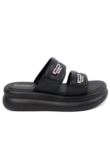 colore nero Pantofole donne...