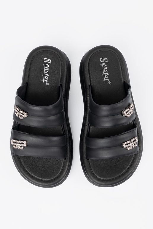 colore nero Pantofole donne con una... colore nero Pantofole donne con una...