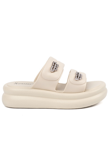 colore avorio Pantofole...