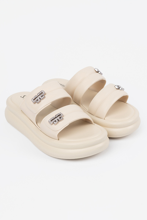 colore avorio Pantofole donne con una... colore avorio Pantofole donne con una...