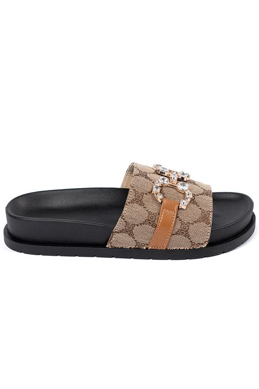 Nero e-colore marrone Pantofole ze... Nero e-colore marrone Pantofole ze...