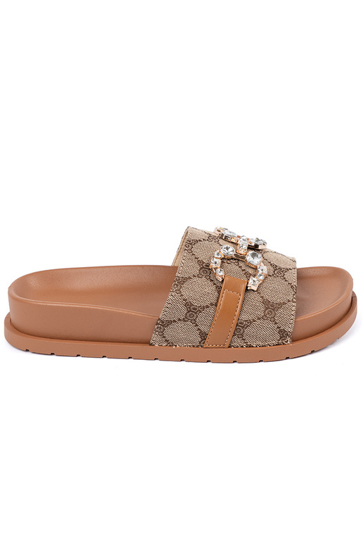 colore marrone Pantofole ze zdobieniem colore marrone Pantofole ze zdobieniem