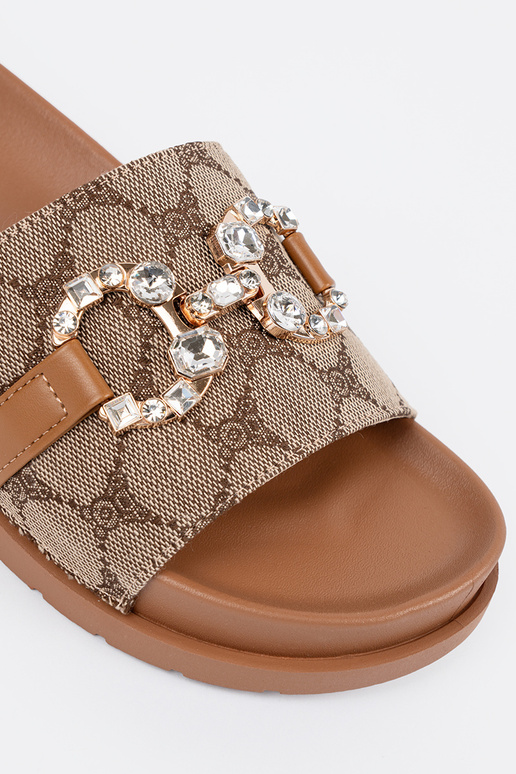 colore marrone Pantofole ze zdobieniem colore marrone Pantofole ze zdobieniem