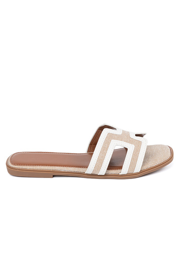 Colore bianco Pantofole...