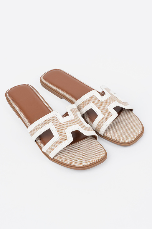 Colore bianco Pantofole donne su...