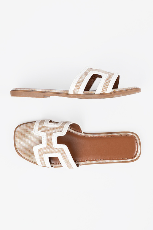 Colore bianco Pantofole donne su...