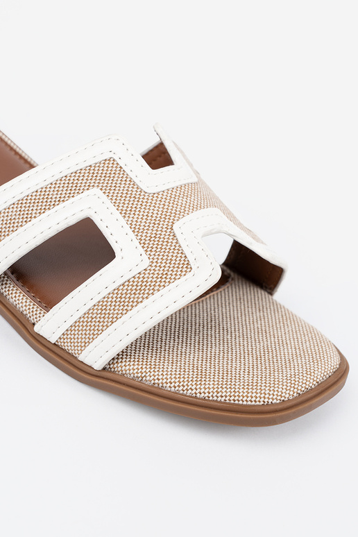 Colore bianco Pantofole donne su...