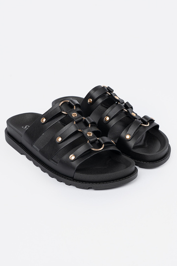 colore nero Pantofole donne... 2