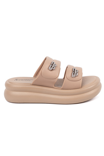 beige Pantofole donne con...
