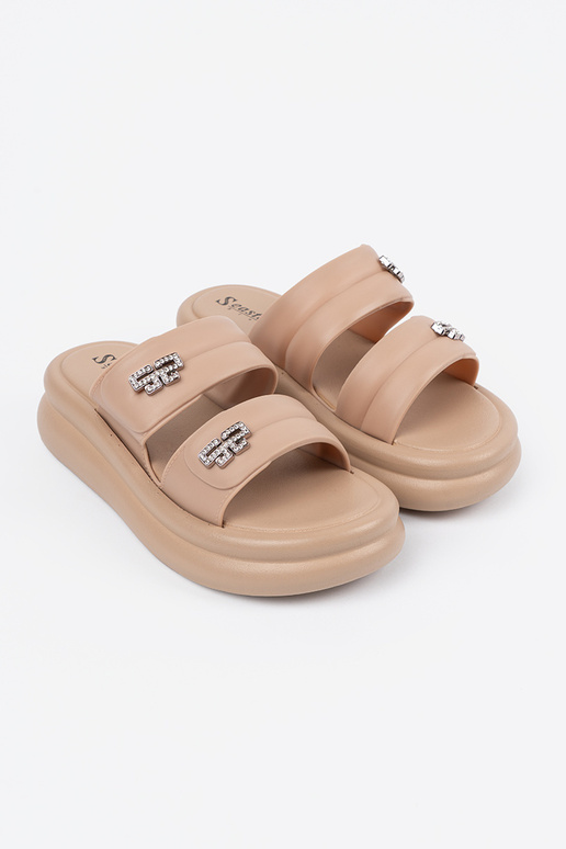 beige Pantofole donne con una... beige Pantofole donne con una...