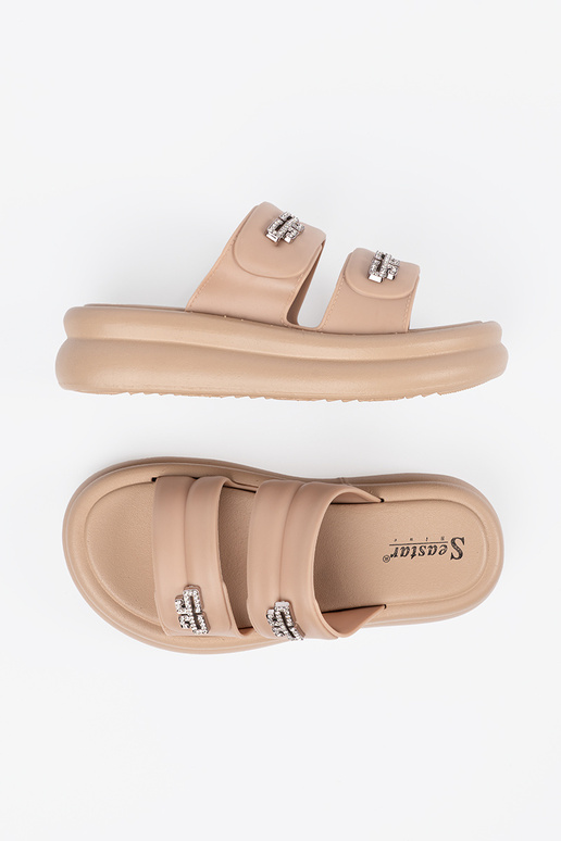 beige Pantofole donne con una... beige Pantofole donne con una...