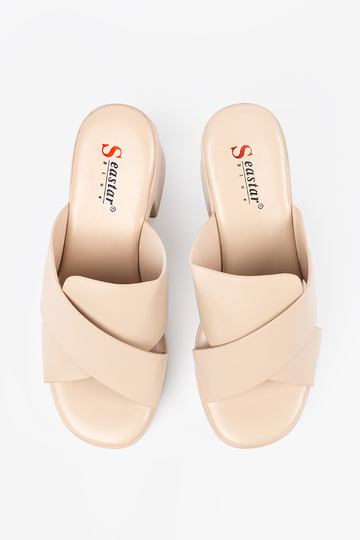 beige Pantofole sul tallone 2