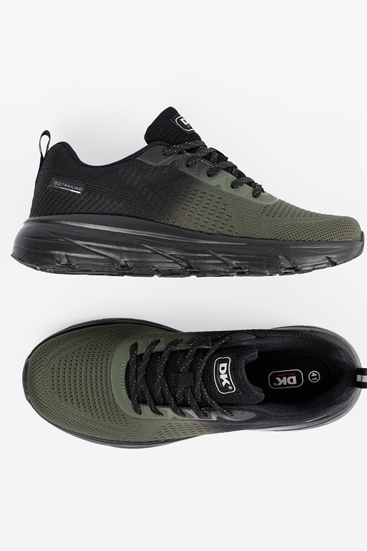 Scarpe sportive verdi scure da uomo Scarpe sportive verdi scure da uomo