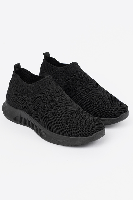 Scarpe sportive nere da donna con... Scarpe sportive nere da donna con...